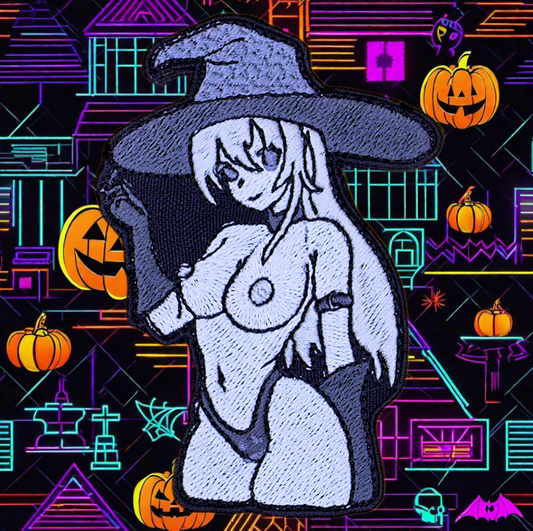 Nude witch Halloween 2023