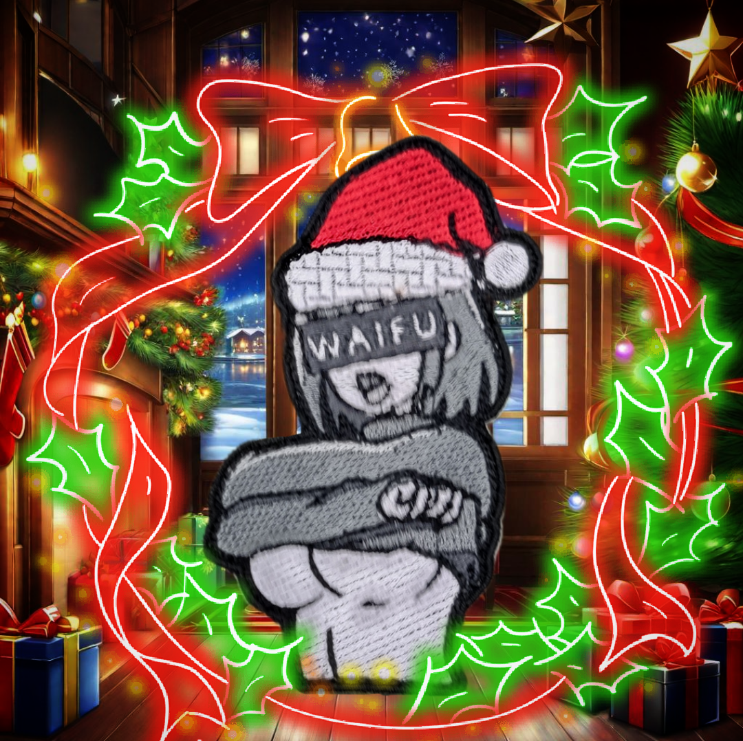 Under boob Christmas waifu 2021