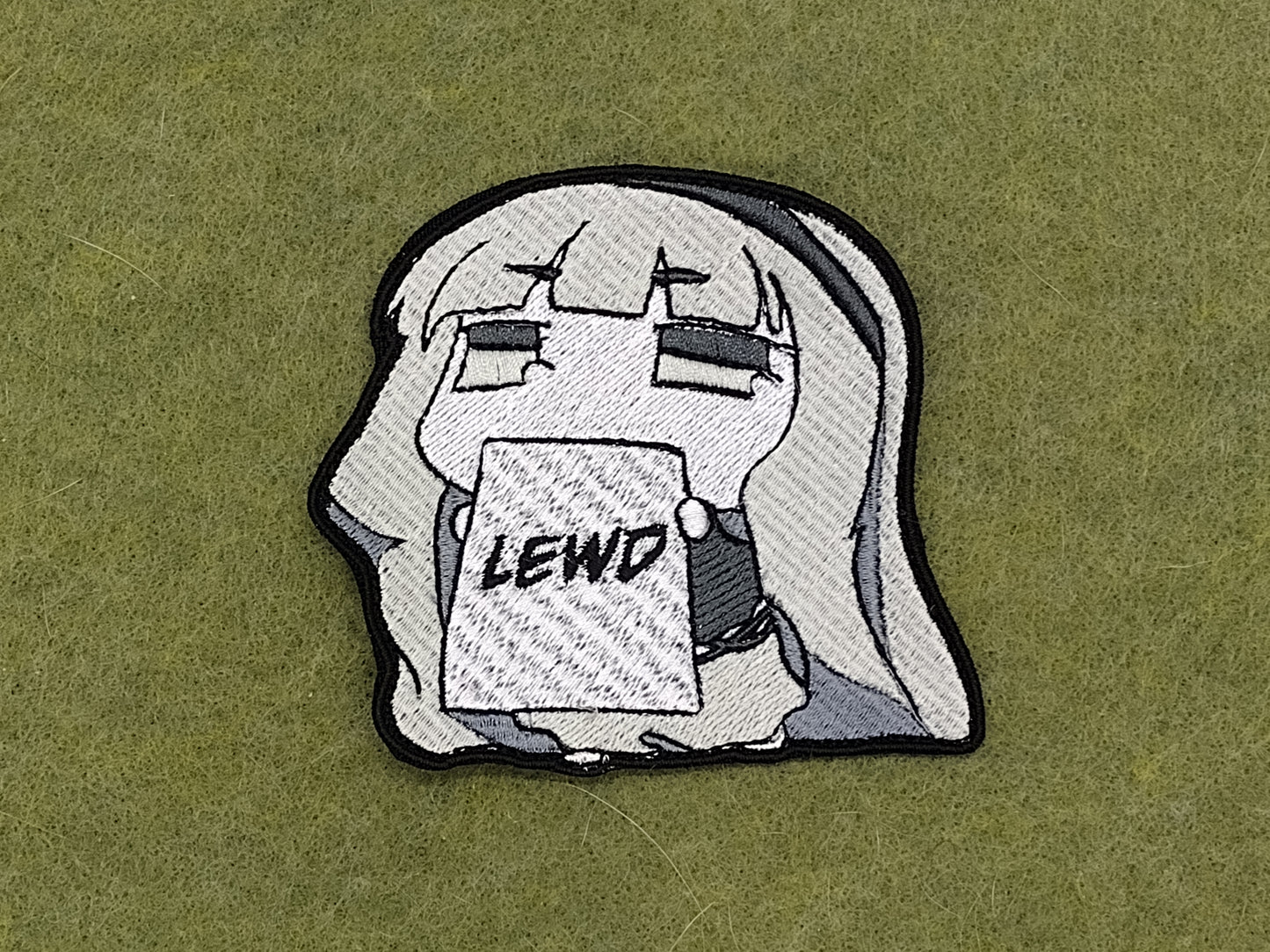 Lewd meme girl patch