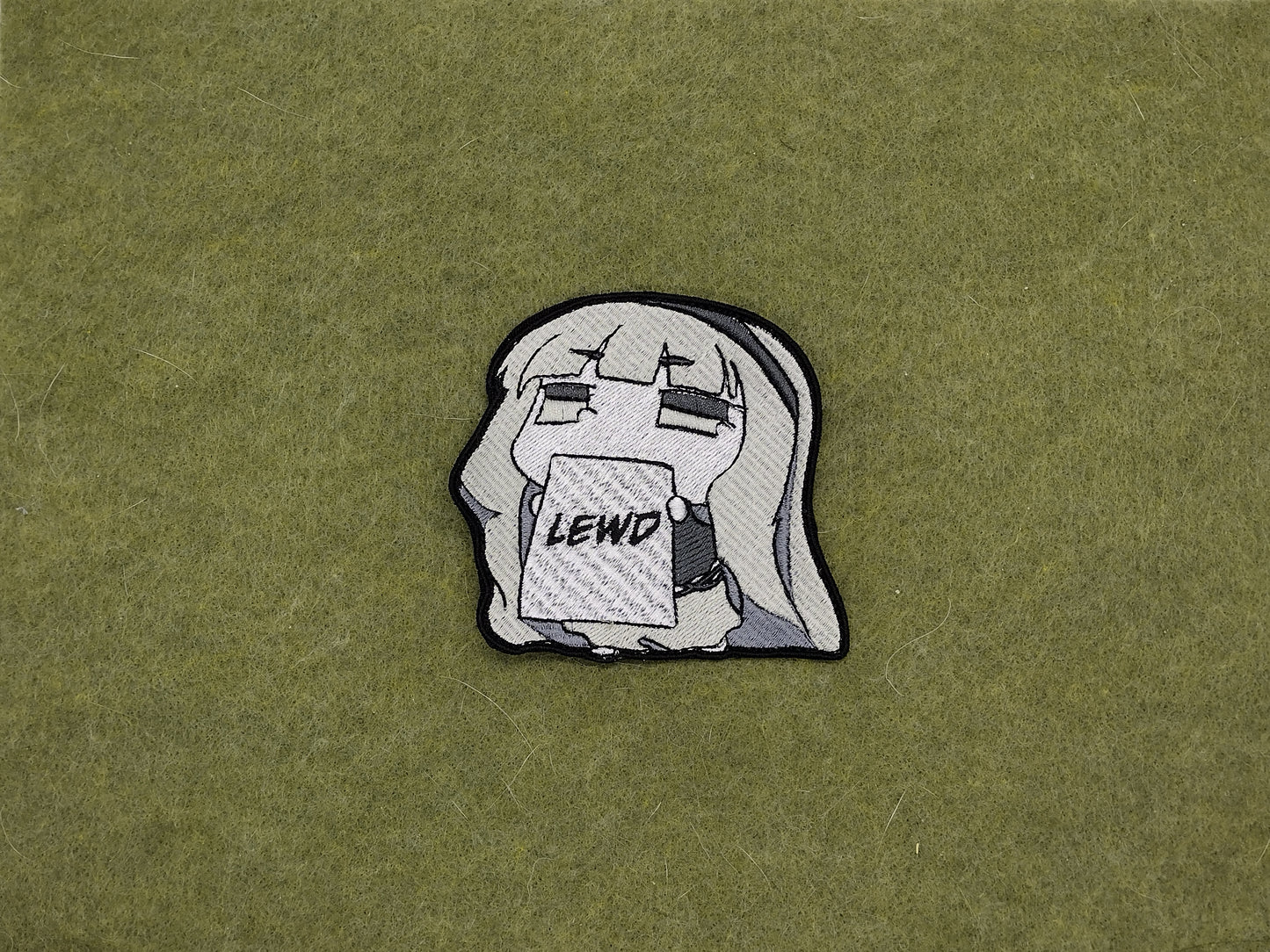 Lewd meme girl patch