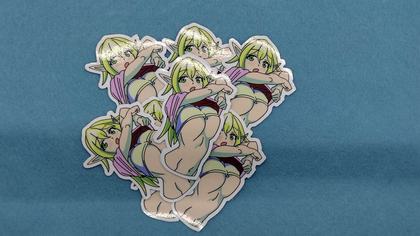 Elf girl sticker
