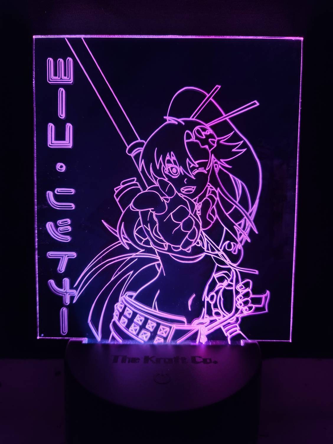 Anime girl yoko acrylic 3d light.