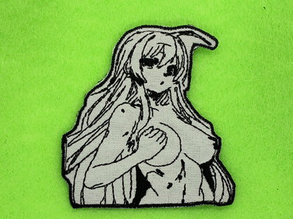 Budgete Topless waifu embroidered patch