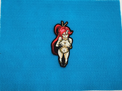 Yoko waifu v2  embroidered patch