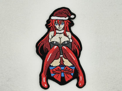 Christmas rias embroidered patch