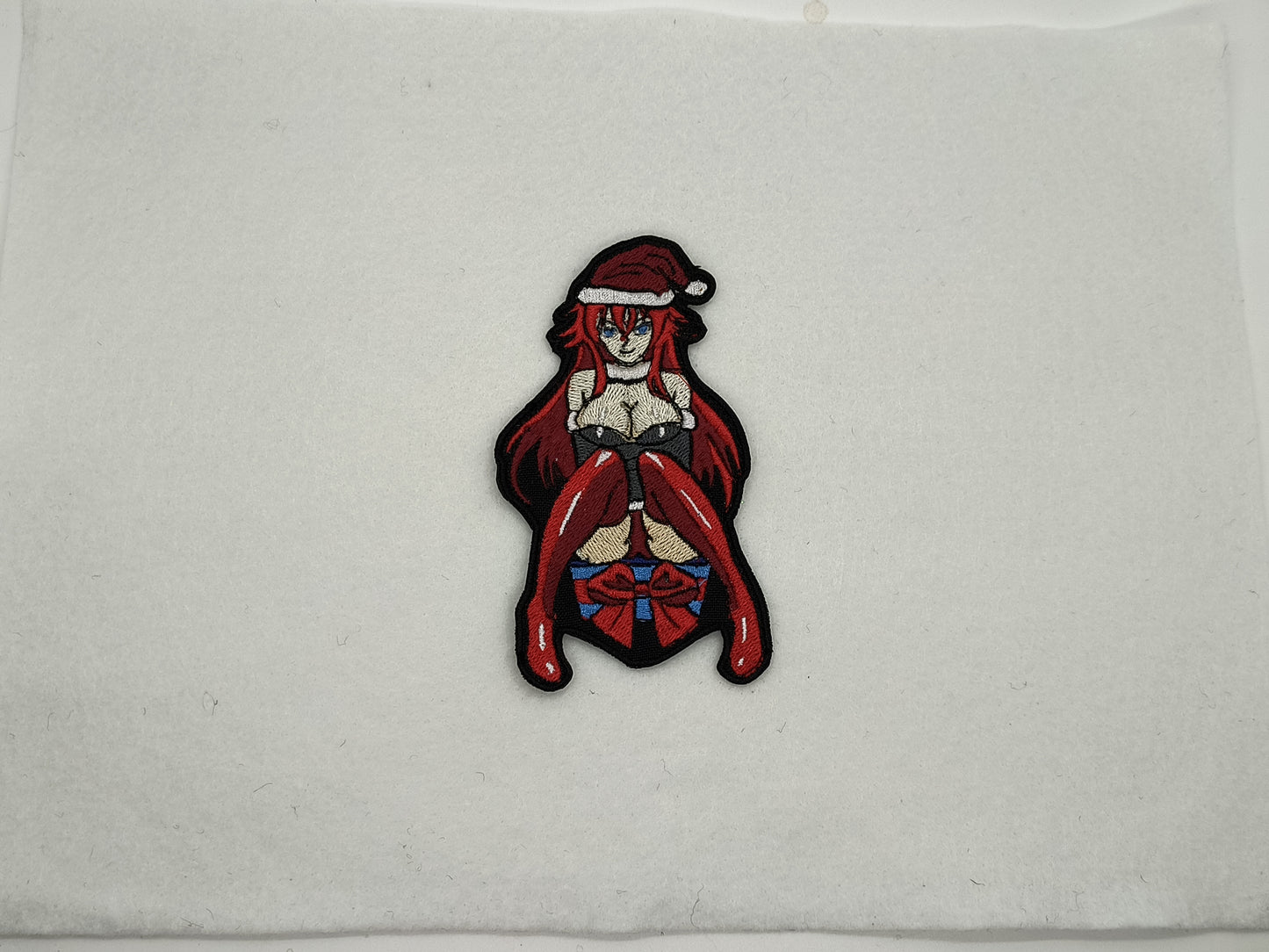 Christmas rias embroidered patch