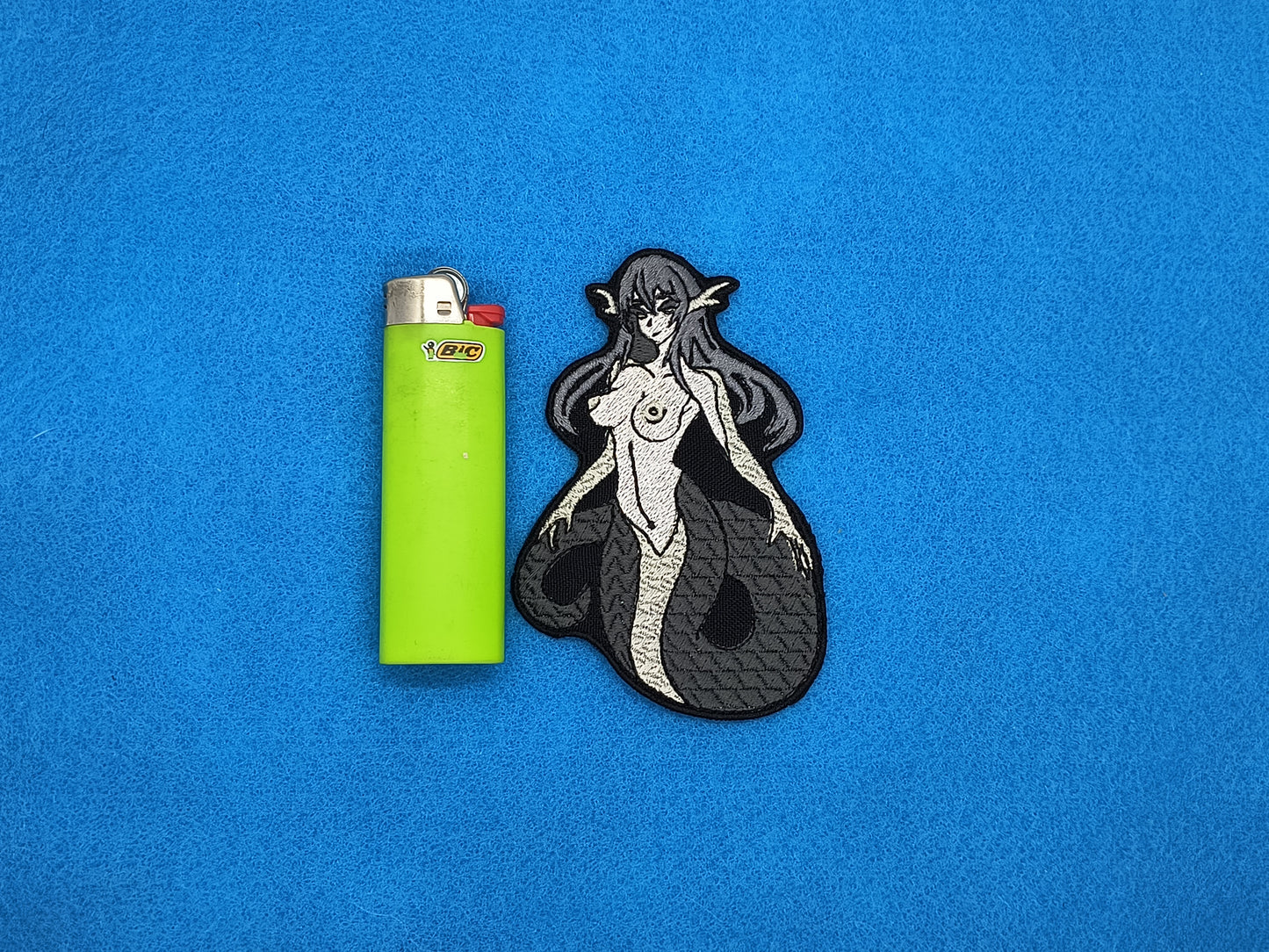 Lamia waifu embroidered patch