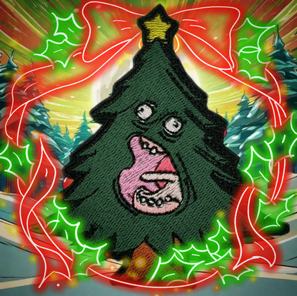 Screaming christmas tree patch