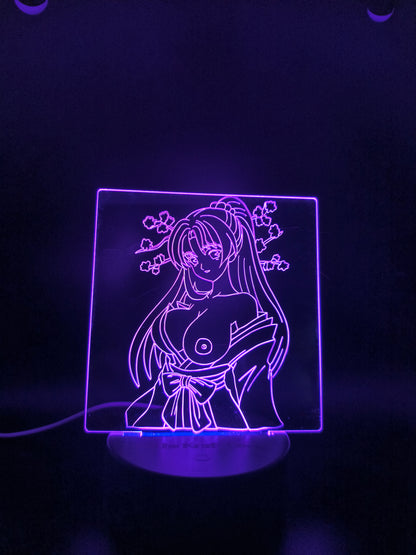 Sakura boob acrylic light