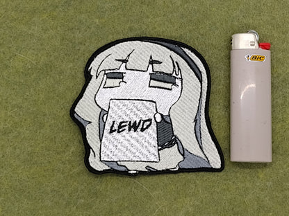 Lewd meme girl patch