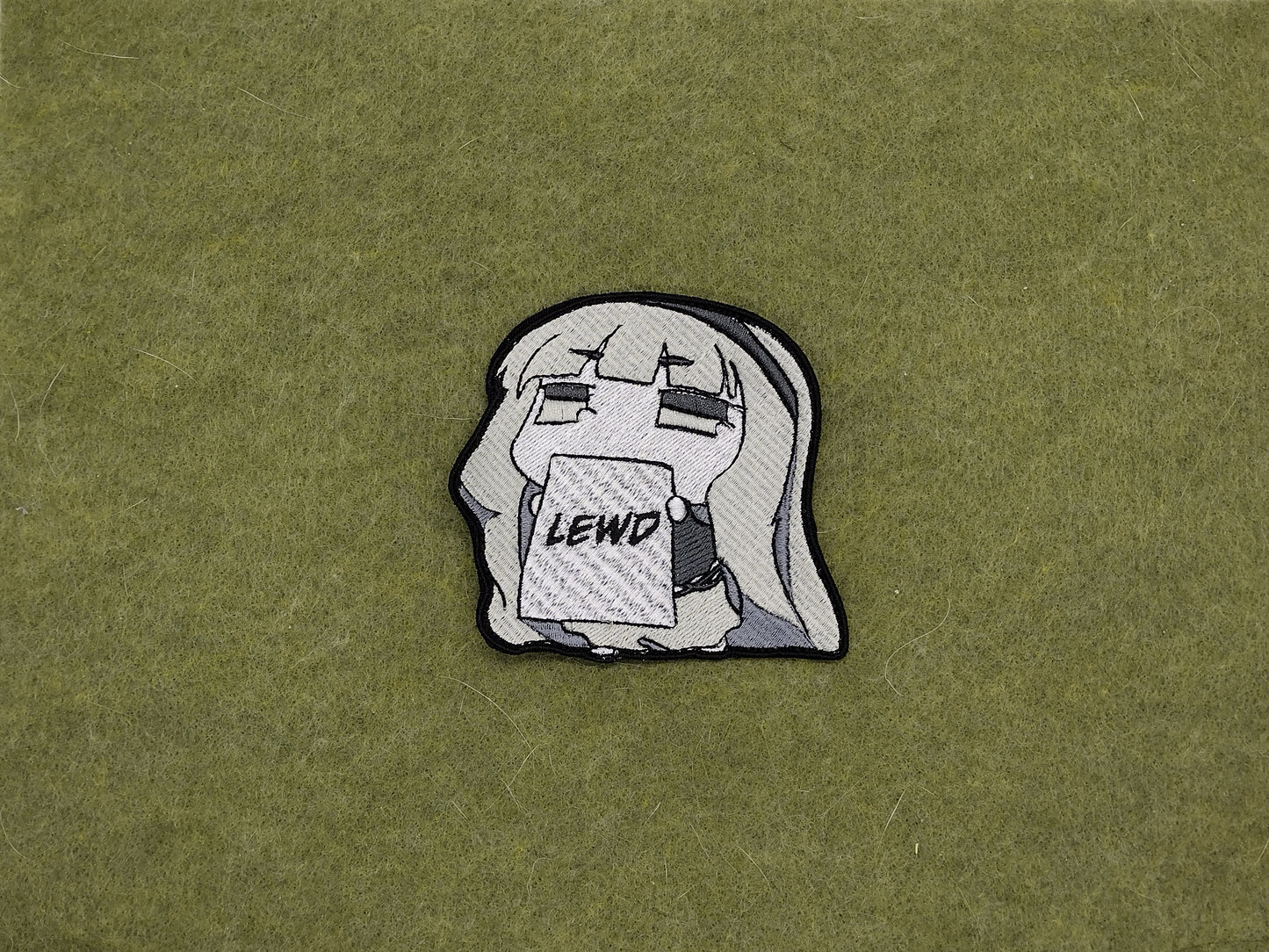 Lewd meme girl patch