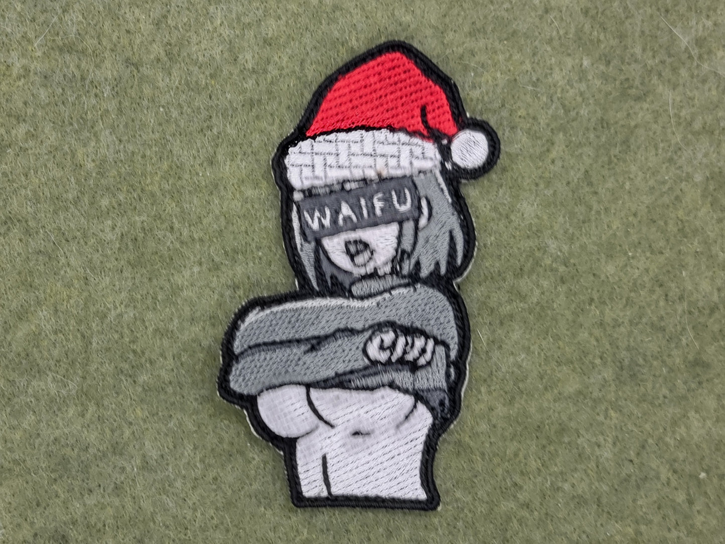 Under boob Christmas waifu