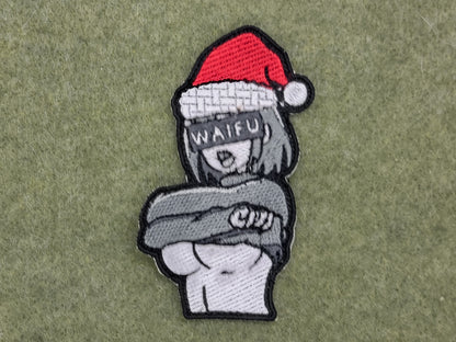 Under boob Christmas waifu