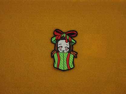Nezuko Christmas patch