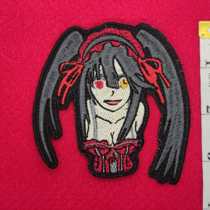 Kurumi crazy stare embroidered patch