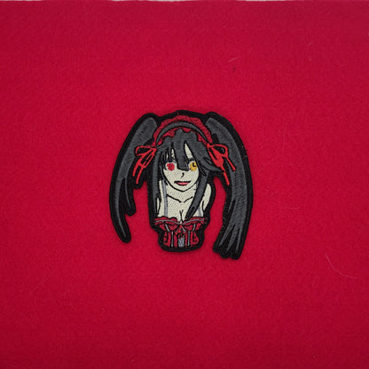 Kurumi crazy stare embroidered patch