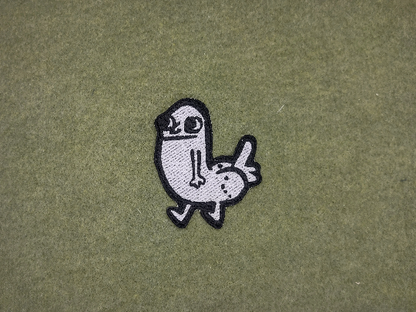 Dick butt embroidered patch