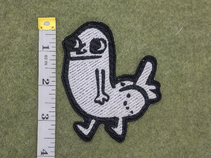 Dick butt embroidered patch