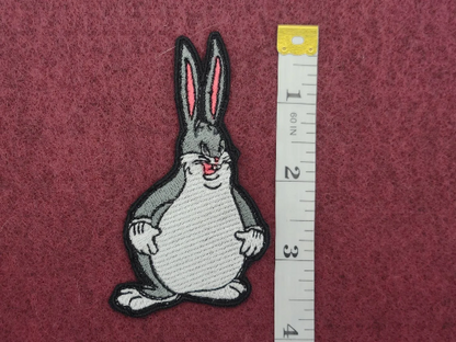 Big chungus embroidered patch