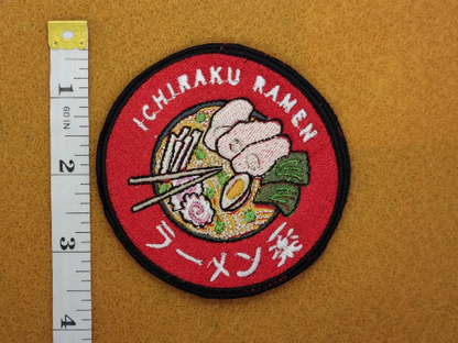 ichiraku ramen embroidered patch