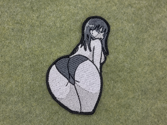 booty lovers Waifu anime embroidered patch