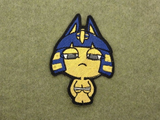 Ankha zone embroidered patch