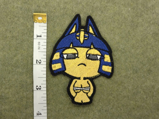 Ankha zone embroidered patch