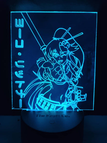 Anime girl yoko acrylic 3d light.