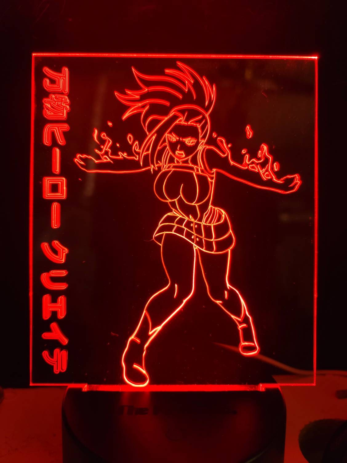 momo hero anime acrylic 3d light