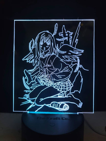 Fooly cooly anime girl acrylic 3d light