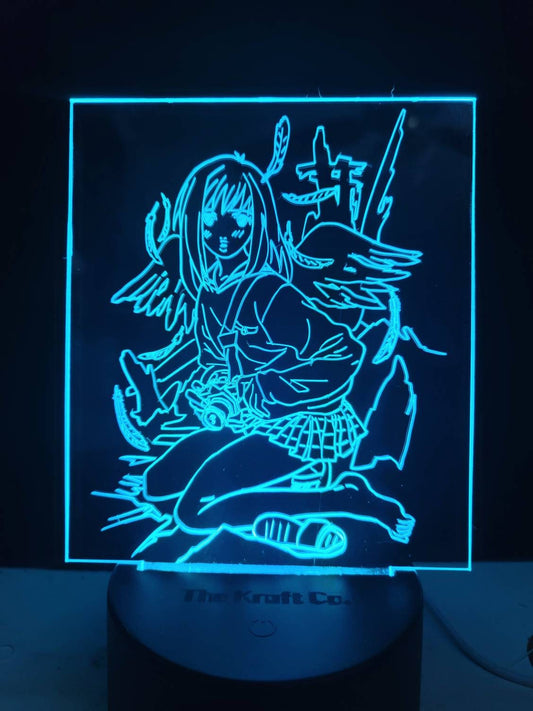 Fooly cooly anime girl acrylic 3d light