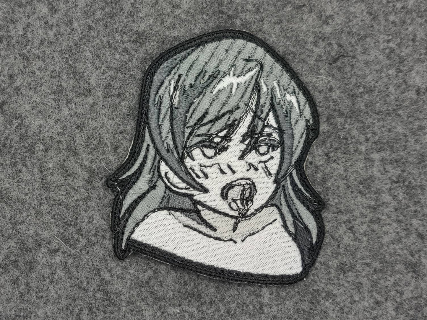 embroidered Aheago  anime girl patch.