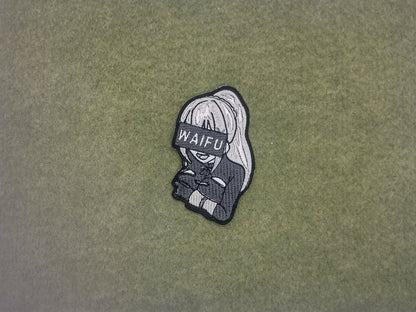 embroidered darkness anime lewd patch