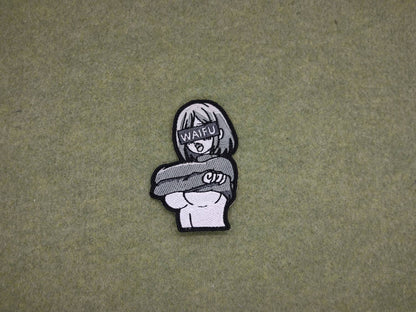 Waifu lewd embroidered patch.