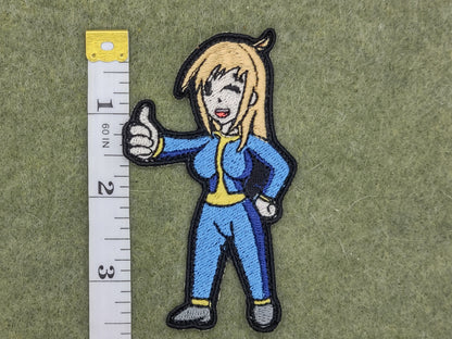 fallout vault girl  embroideredpatch