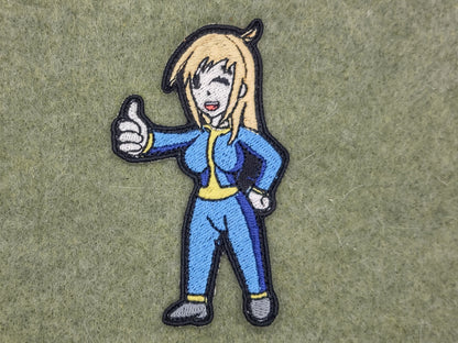 fallout vault girl  embroideredpatch