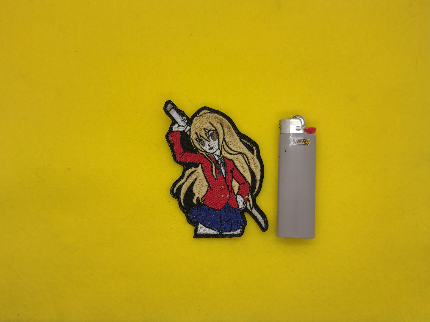 Taiga toradora embroidered patch, iron on or hook and loop